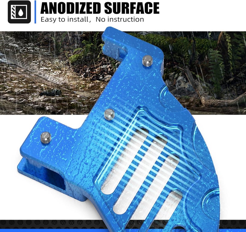 NICECNC Blue Rear Brake Disc Shield Protector Compatible with Husaberg TE/FE 250-570 allshippage 2009-2014 See Fitment - Image 5